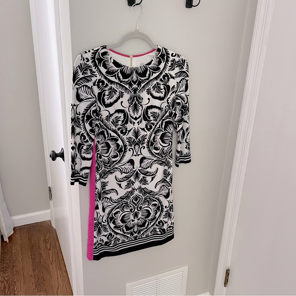 Eliza J Black and Pink Dress, 2